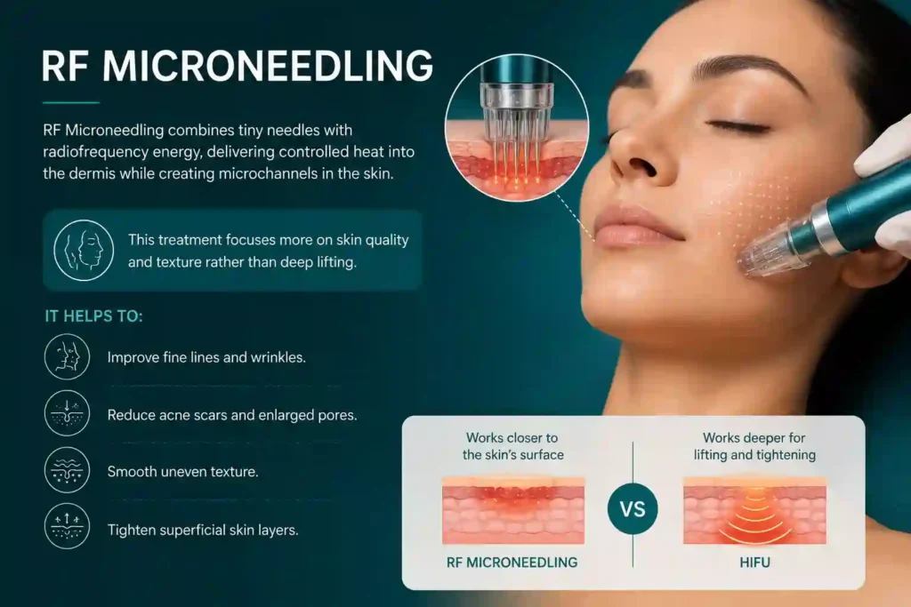 What Does RF Microneedling Do That HIFU Alone Cannot Greenock